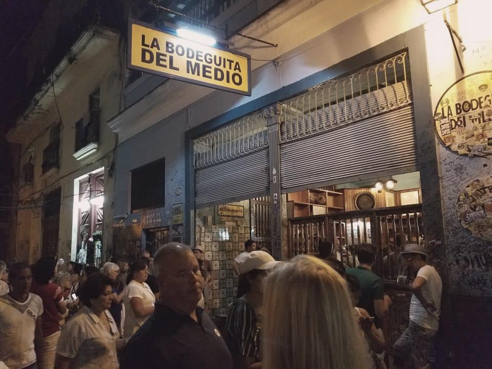 La Bodeguita Del Medio is loaded with character and visitors. :) Photo by Paul Senft. La Bodeguita Del Medio is loaded with character and visitors. :) Photo by Paul Senft.