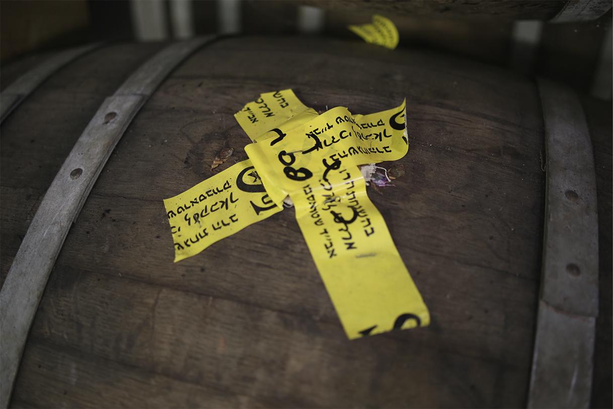 Cask holding kosher Cognac - Photo: Flaviar Cask holding kosher Cognac - Photo: Flaviar