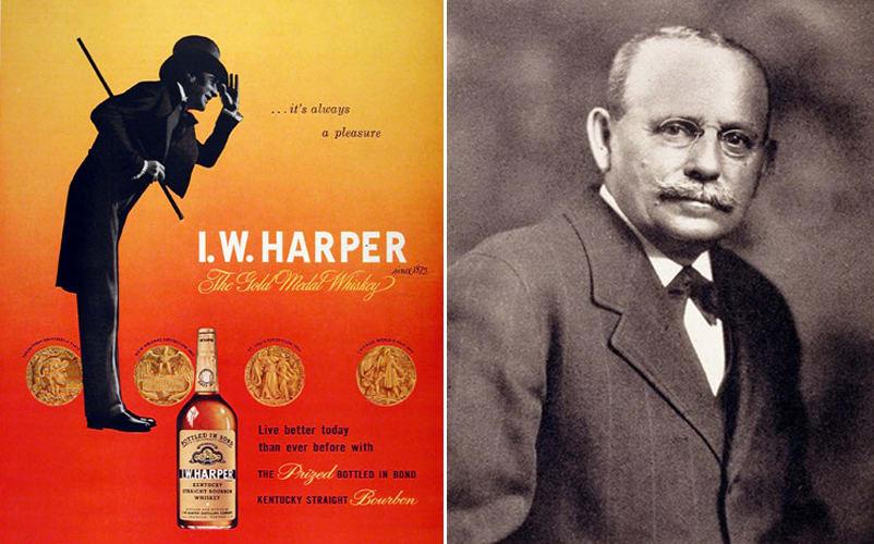 Isaac Wolfe Bernheim, founder of the I. W. Harper brand of premium Bourbon - Photo: firstwefeast.com Isaac Wolfe Bernheim, founder of the I. W. Harper brand of premium Bourbon - Photo: firstwefeast.com