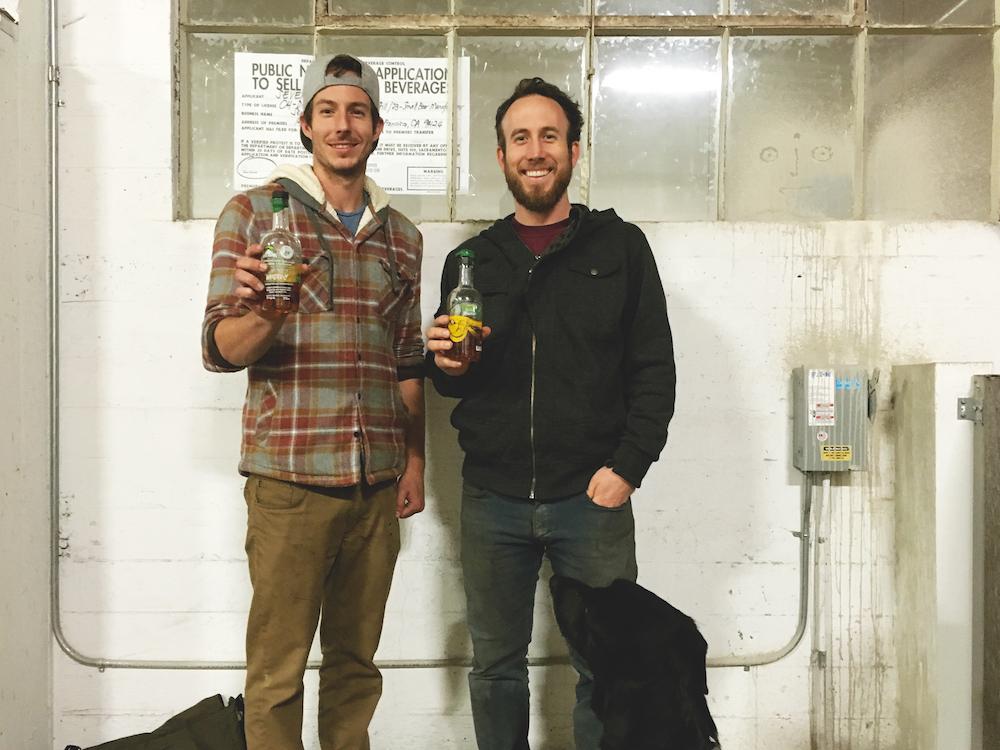 Tim and Clint of Seven Stills in their new space during renovation Tim and Clint of Seven Stills in their new space during renovation