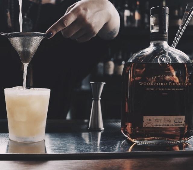 Meghan preparing her cocktail. Photo credit: Woodford Reserve Meghan preparing her cocktail. Photo credit: Woodford Reserve