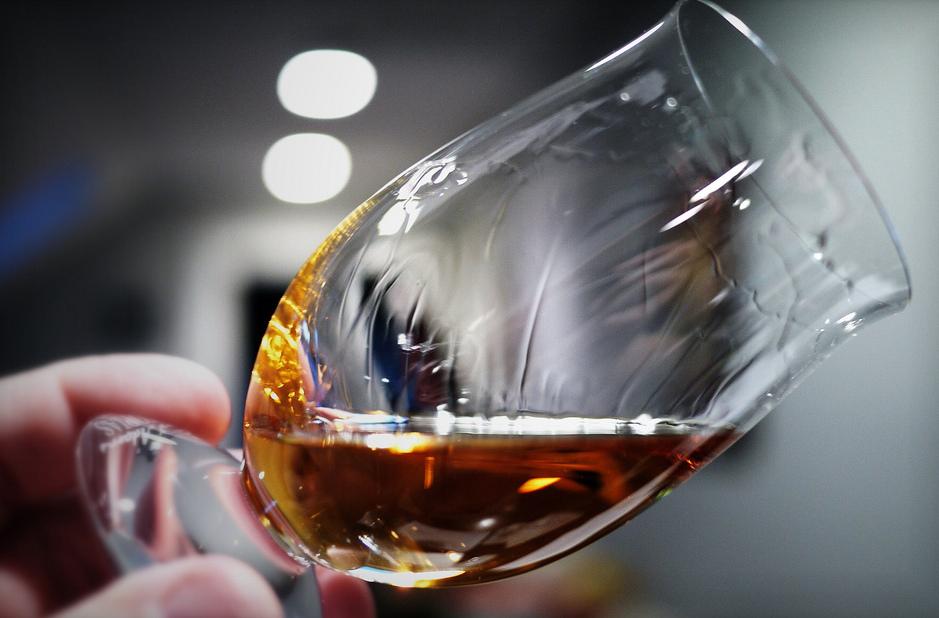 Whisky Legs Running Down the Glass Whisky Legs Running Down the Glass