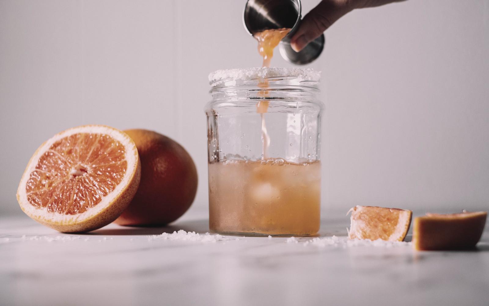 freshly squeezed fruit juice