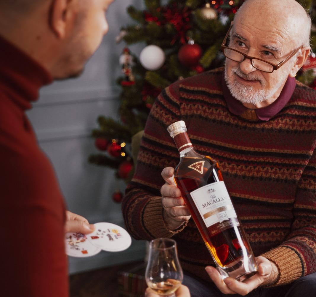 A bottle of Macallan