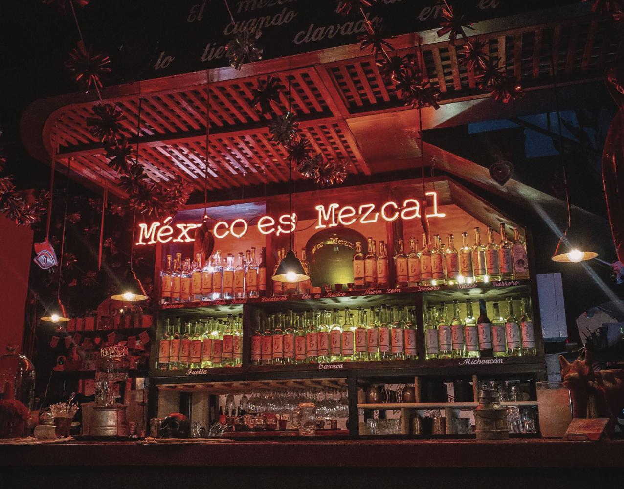 mezcal bar in mexico