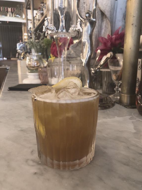 The Figure Cocktail by Jesse Carr of Balise, Justine, and La Petite Grocery in New Orleans. The Figure Cocktail by Jesse Carr of Balise, Justine, and La Petite Grocery in New Orleans.