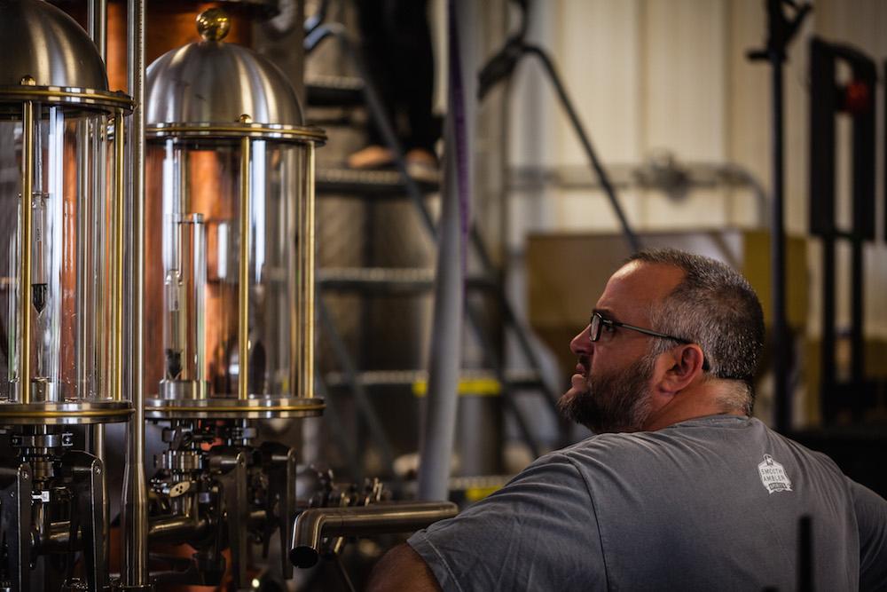 John in the distillery - Photo: Smooth Ambler Spirits John in the distillery - Photo: Smooth Ambler Spirits