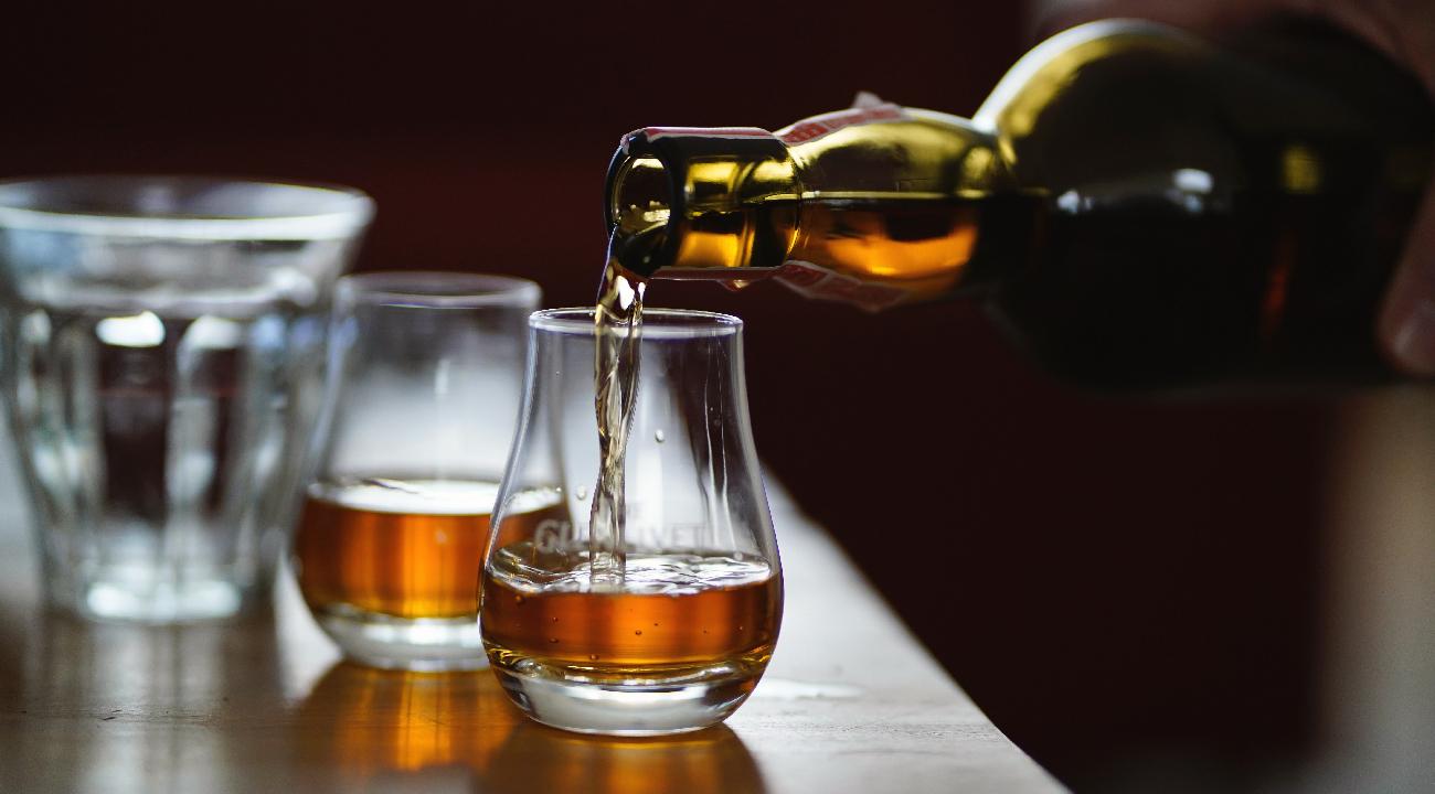 cask strength Whisky is non-chill filtered, that's why it can go a bit cloudy.